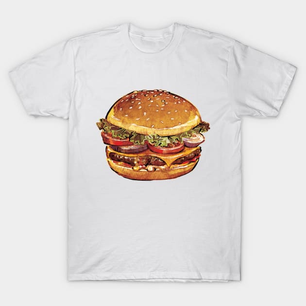 Hamburger t shirt top